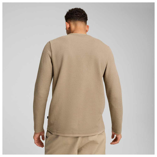 Puma Ανδρική μακρυμάνικη μπλούζα Essential Elevated Waffle Longsleeve Tee Puma Ανδρική μακρυμάνικη μπλούζα Essential Elevated Waffle Longsleeve Tee